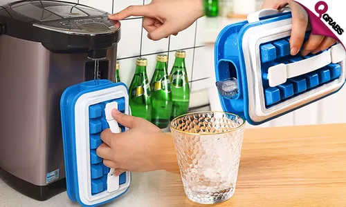 Portable Silicone Ice Cube Tray!